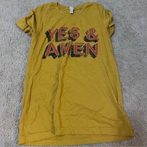 Cute yes and amen shirt